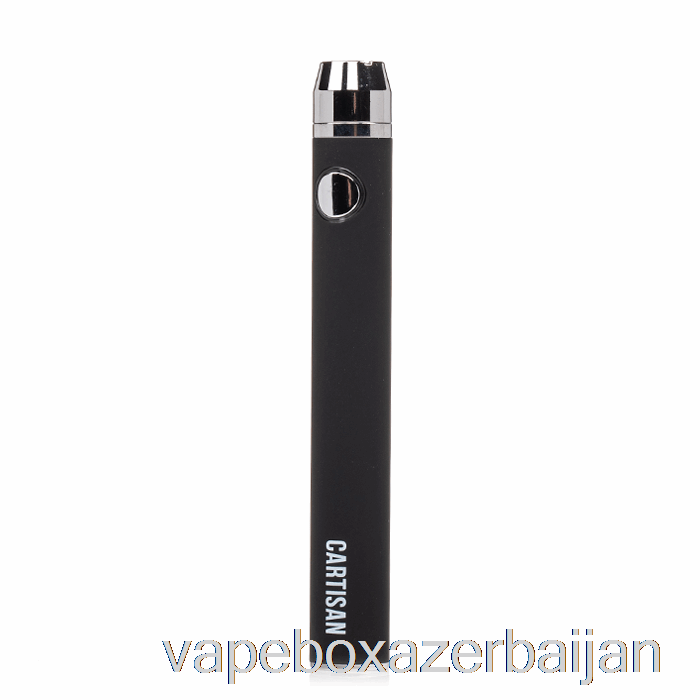 E-Juice Vape Cartisan Button VV 900 510 Battery Black
